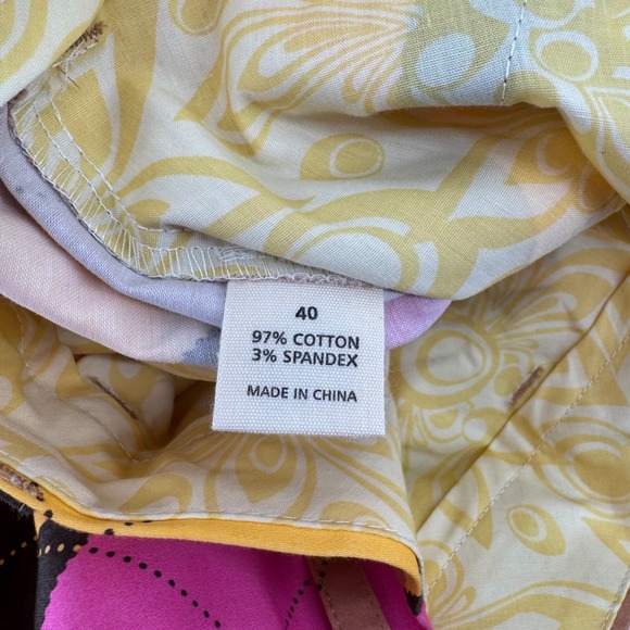 Loudmouth Golf Shorts Men's Size 40 Argyle Pattern Pink Yellow Brown - Picture 5 of 8